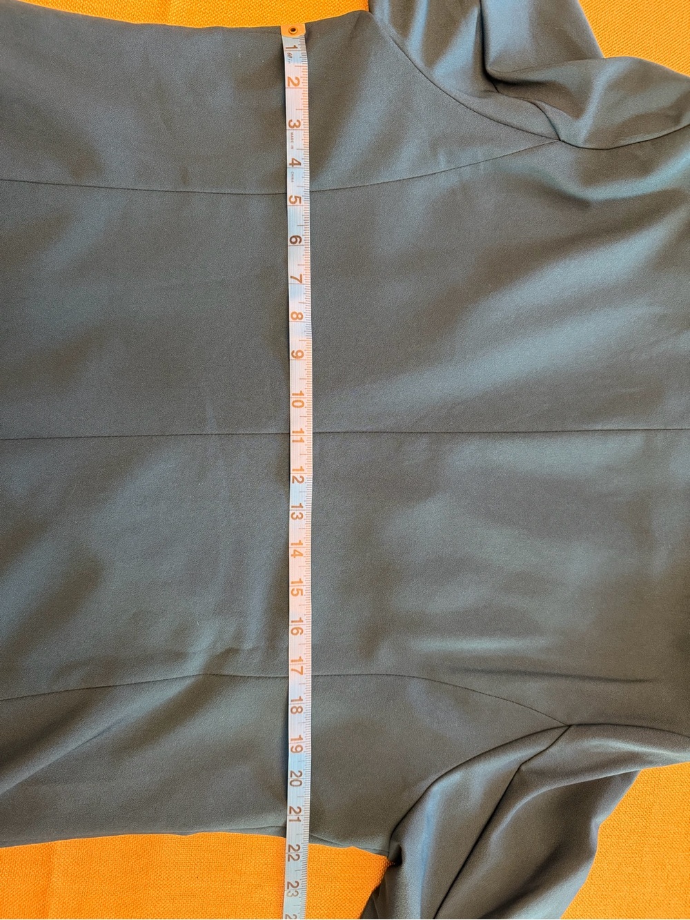 Skies Are Blue Teal Open-Front Blazer with Patterned Black-and-White Lining - Picture 8 of 9
